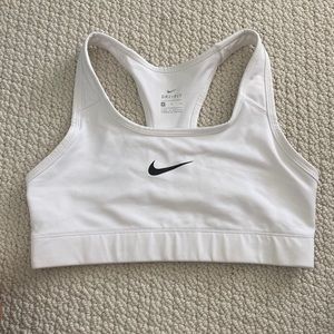 White Nike Sports Bra